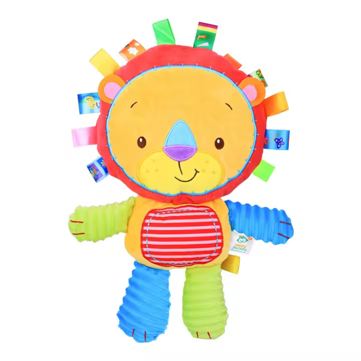 Juguete Sensorial De Peluche Para Bebés Elefante Con Campana Y Rattles Juguete De Amor Para Infantes Regalos Para Bebés Niño Y Niña Montessori - 1