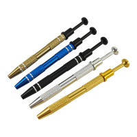 Herramienta De Succión Para Perlas Y Piedras Preciosas Con Cuatro Agujas Soporte De Cuentas Herramienta De Cogedor De Piercing Corporal Pluma De Polvo Metal Inoxidable - details 1