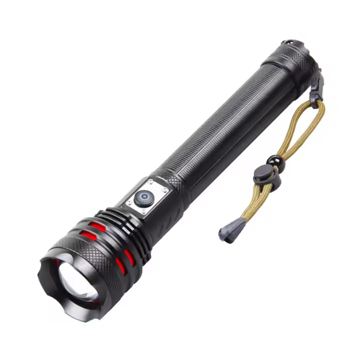 Linterna LED de alta potencia XHP360, luces recargables, iluminación de largo alcance, linterna táctica, antorcha impermeable para pesca y Camping - 1