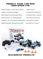 Nueva Coche RC De Alta Velocidad Vehículo De Off-Road Juguete De Carreras Para Niños Con Cuerpo De PVC Incluye Batería - details 15