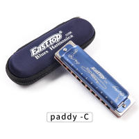 Harmonica Diatónica East Top Blues En Línea De C 10 Agujeros 20 Notas Para Profesionales Estudiantes Adultos Harpa De Plata 008K - details 1