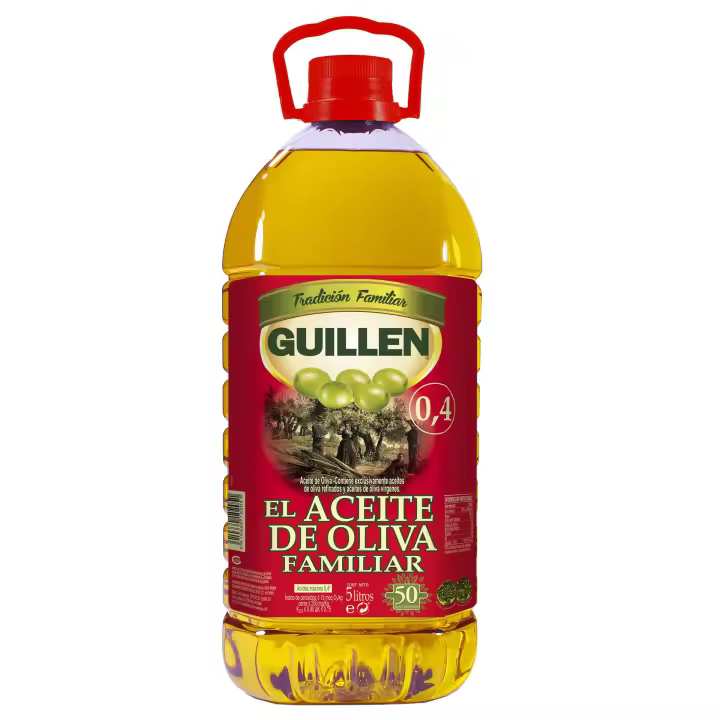 Guillén - Aceite de Oliva Suave 0,4º 5L - 1