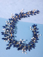 Diadema De Lujo Con Cristales Y Perlas Para Bodas Y Fiestas Accesorio De Cabello De Novia Corona De Joyas Adorno De Vino Típico Adulto Tamaño 56 - details 6