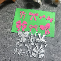 Molde De Corte De Metal Con Lazo Decorativo Para Scrapbooking Y Manualidades Tamaño Irregular Compatible Con Papel Y Cartón - details 2