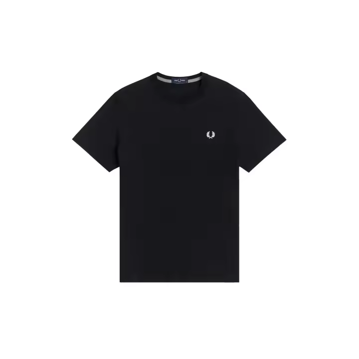 Fred Perry Crew Neck T-Shirt Black - 1