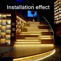 Tira LED COB Multicolor 10-1m 220V Flexible Alta Brillo 240 LEDs IC Inteligente Sin Conducteur Iluminación Lineal RA95 Para Sala De Estar - details 6