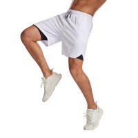 GITF Shorts De Entrenamiento Para Hombres 2-en-1 Running 7 Pulgadas Secado Rápido Gimnasio Deporte Fútbol Algodón Sólido Talla Verdadera - details 28