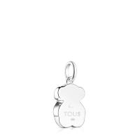 Colgante de oso de piedra preciosa natural de plata esterlina S925, accesorio de collar de bricolaje de lujo que combina con todo - details 34