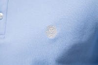 2024 verano nuevo estilo solapa tamaño europeo rayas decorativas algodón POLO camisa bordada casual hombres color sólido tops de manga corta - details 10