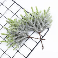 6Pcs Plantas Artificiales Pin Falsas En Vajillas Decoraciones De Navidad Para El Hogar Bodas DIY Regalos Caja De Coronas De Navidad Flores De Plástico - details 5