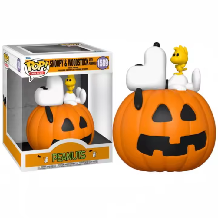 Funko Pop! Peanuts Deluxe Snoopy & Woodstock with Pumpkin 1589 - 1