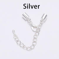 10pcs Trenzados De Cuero Con Punta De Trenzado Y Cierre De Langosta Para Colgantes De Joyería DIY Conectores De Cadena - details 4