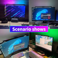 Lámpara De Escritorio LED RGB Curva Para Monitor De PC Luz De Juego Y Oficina Regulable Por USB Con Toque Iluminación Moderna Para Leitura Y Juego - details 10