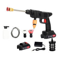 200W Portable High Pressure Washer Cleaner Gun Rechargeable Car Washing Foam Machine Cordless Electric Water Gun For Car Garden - details 0