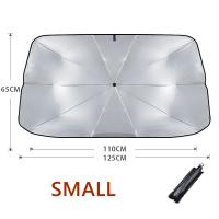 Parasol De Sol Para Coche Pantalla De Ventilación Frontal Reclinable a Prueba De Calor Protección Solar Para Parabrisas - details 1