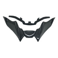 Spoiler Frontal Deportivo Para YAMAHA MT-09 MT09 MT 09 SP 2021 2022 2023 Alas Aerodinámicas Deflector De Viento De Alta Calidad En ABS Plástico Negro / Apariencia Carbono - details 3