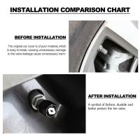Cubiertas De Válvula De Neumáticos Para Coche Con Llavero Y Abrazadera Accesorios Para Renault Clio Laguna 2 Megane 2 3 Duster Logan Captur - details 3