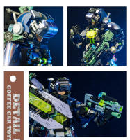 Juguetes De Bloques De Construcción Mecha Robot Policia Ciudadano Fuego Rescate Para Niños Y Adultos Regalos De Cumpleaños - details 4