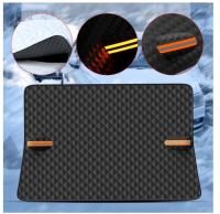 Magnetic winter car window snow cover, large size, windshield, antifreeze, windshield cover, glass sunshade - details 1