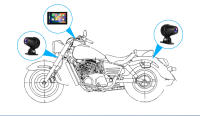 Pantalla Táctil IPS De 7" JMCQ Para Motocicleta Con DVR Dashcam Wireless Carplay Android Auto Cámara Frontal Y Trasera Grabadora Impermeable IPX7 - details 13
