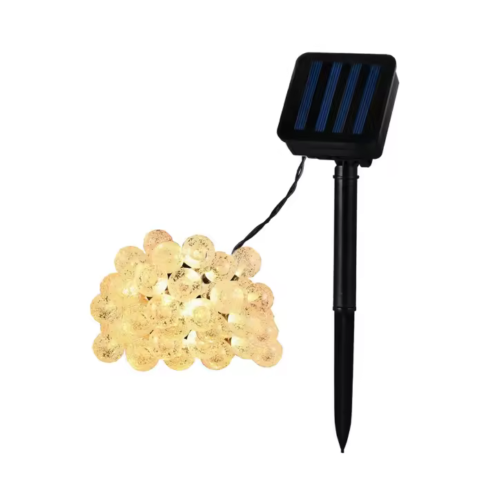 Ledkia Guirnalda Solar Exterior 30 Bolas LED 5m 3000K Blanco Cálido - 1