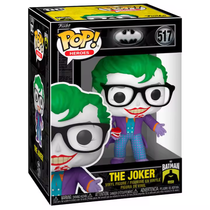 Funko Pop! Movies: BM 85th - The Joker with Teeth - Batman 1989 - Figura de Vinilo Coleccionable - Idea de Regalo- Mercancia Oficial - Juguetes para Niños y Adultos - Movies Fans - MR POPYE - 1