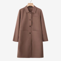 ZANZEA Chaqueta De Verano Para Mujer Estilo Oficina Lapela Cuello Largo Manga Larga Abrigo Elegante Solido Ajustado Exterior - details 6