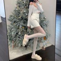 Medias Largas De Mujer Cienkie Sexy Con Volantes Y Cordones Medio Caída Medias Kabaretki Para Loli Material De Algodón - details 15