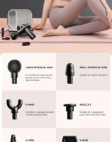 Mini Masajeador Eléctrico Recargable Para Uso Doméstico Modelos Portátiles Para La Relajación Muscular Y Massaje De La Membrana Cervical - details 17