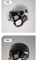 Casco De Motocicleta Invierno 3C Calor Y Resistente Al Viento Seguridad Capucha Medio ABS Benlai Sin Marca Originario De China - details 15