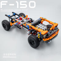 Modelo De Camión De Montaje Dificultoso F150 Pickup Truck Raptor Para Niños Juguetes De Bloques De Construcción Técnica Regalo Para Fiestas - details 4