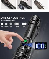 Linterna Táctica Recargable LED Super Brillante Portátil Con Alta Potencia Y Rango Largo Para Camping Y Emergencias Exterior - details 4