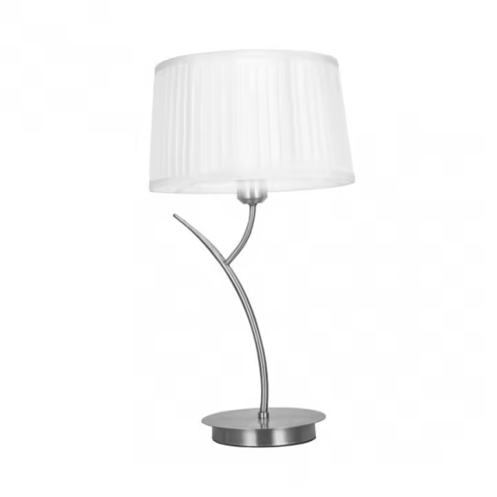 FABRILAMP FAB 143071020 | Sobremesa Magni 1xe27 Cromo C/pant.blanca 53x30x30 Cm - Diseño Moderno - 1