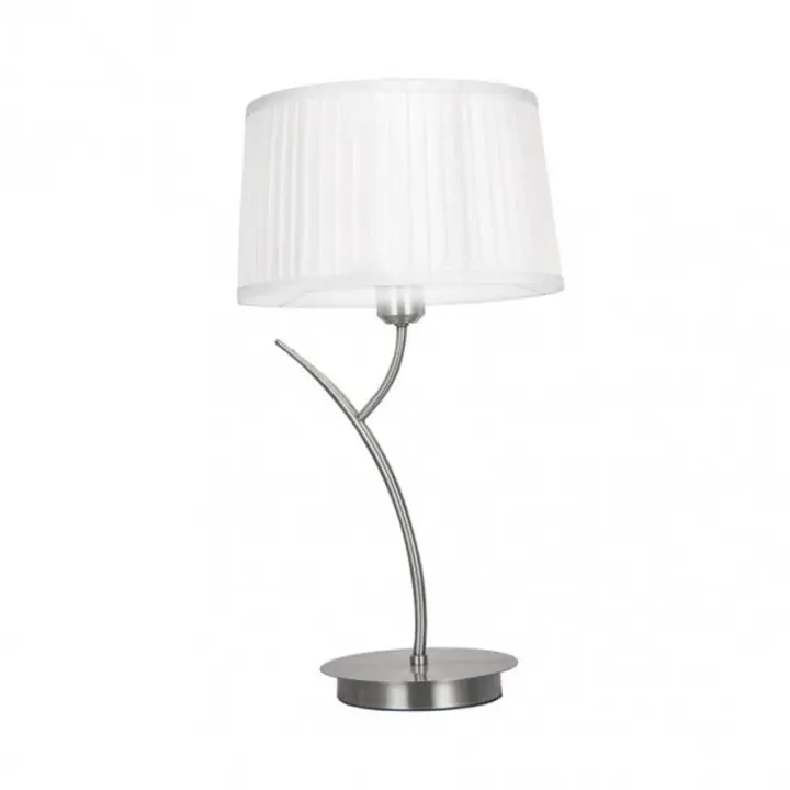 FABRILAMP FAB 143071020 | Sobremesa Magni 1xe27 Cromo C/pant.blanca 53x30x30 Cm - Diseño Moderno - 1