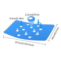 Bath Chair Mat Bath Mat Disabled Non-Slip Seat Pad Portable Bath Mat Bath Stool Cushion Elderly Children Folding - details 1