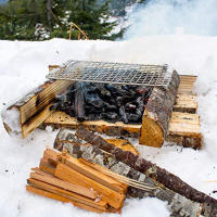 Malla De Asado En Acero Inoxidable Para Camping Grillete Cuadrado Redondo Herramienta De Barbecue Resistentes Al Calor Fáciles De Limpia Para Actividades Al Aire Libre Viajes Picnics BBQ - details 15