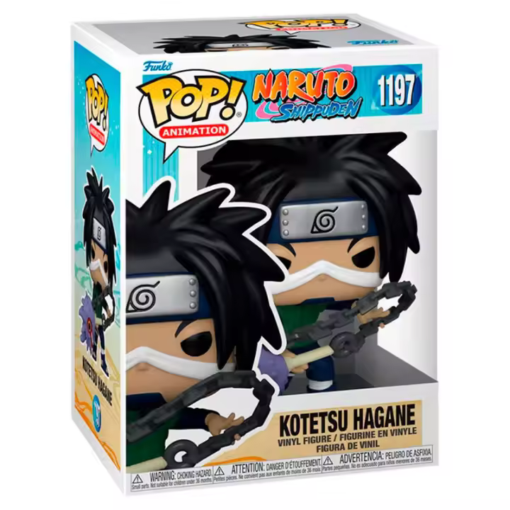 Funko Pop Naruto Kotetsu Hagane Con Arma 58007-Figura de Vinilo Coleccionable - Idea de Regalo- Mercancia Oficial - Juguetes para Niños y Adultos - Movies Fans - Muñeco para Coleccionistas y Exposición - 1