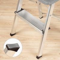 EASYSPEED Taburete Plegable Escalera, Escaleras Plegables Aluminio 2 Peldaños 3 Peldaños,Portátil Escalera Puede soportar 150 kg,Escalera Antideslizante, Adecuado para Hogar, Oficina, Baño - details 4