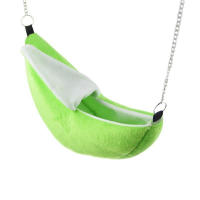 Casa De Hamster En Forma De Pluma De Banano Algodón Suave Cama Colgante Para Ratones Y Ratones Pequeños Accesorios De Hogar Acolchado Y Cálido - details 5
