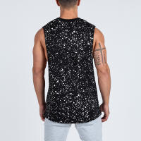 Camiseta Sin Mangas Para Hombre Estilo Fitness Y Gimnasio Camiseta De Torso Liso Para Culturismo Ropa Deportiva De Verano Material Algodón - details 11