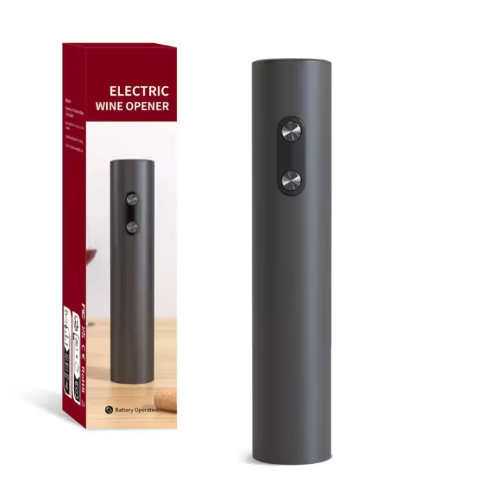 Juego de abridor de vino eléctrico, sacacorchos automático con vertedor aireador y cortador de papel de aluminio para cocina, Bar, regalos de fiesta - 1