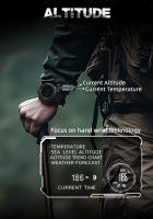 Reloj Digital Para Hombre NORTH EDGE APACHE-46 Deportivo Al Aire Libre Con Altimetro Barometro Y Compas Resistente Al Agua WR50M - details 2