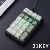 Teclado Numérico Mecánico APAYADO T21 Con Cable Y Luz Multicolor Para Contabilidad Y Finanzas 21 Teclas Mini Estilo Numeric Keyboard - details 5