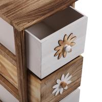 VERSA  Cajonera 4 cajones , realizada en madera y unas medidas de 81 cm de alto , 32 cm de ancho y 26 cm de largo - details 2