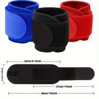 2pcs De Pulseras De Presión Elásticas Para Deportes Como Gimnasio Badminton Y Baloncesto Protección De Muñeca Para Adultos - details 3