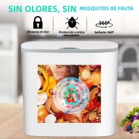 Basurero Automático Para Baño Y Cocina Con Sensor De Movimiento Y Cubierta Resistente Al Agua Canasto Delgado Para Dormitorio - details 19