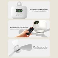 Ventilador de Techo portátil, 8000 mAh, con Dosel Colgante, Control Remoto y 3 velocidades, Recargable y Desmontable. Imprescindible para el Verano, Ideal para Exteriores e Interiores. - details 0