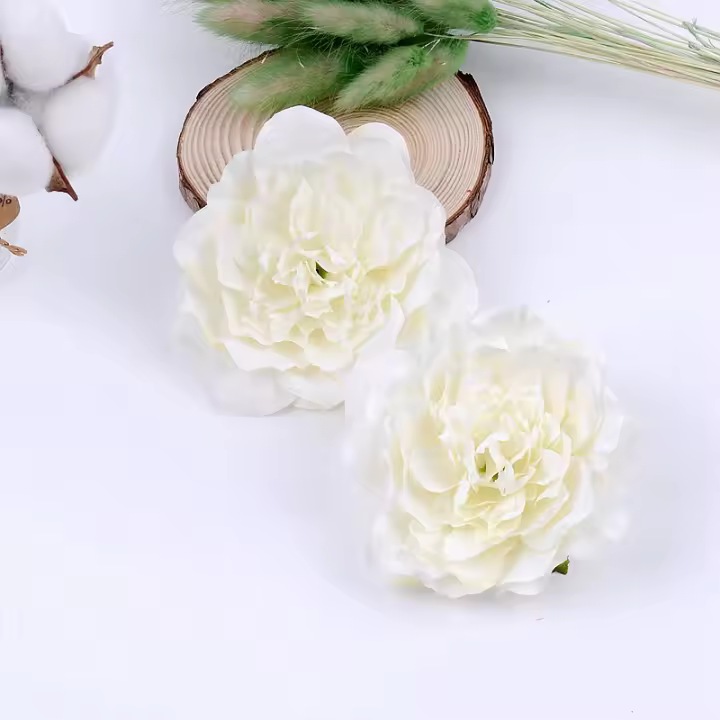 10Pcs Cabezas De Flores Peonía Artificiales 10cm Para Decoración De Hogar Jardín Bodas Aniversarios Regalos DIY Material Seda - 1