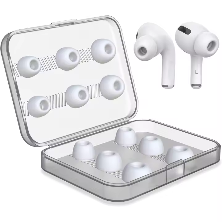pares de tapones para los oídos de repuesto con estuche para Airpods Pro (segunda generación) (SML) (silicona) - 1