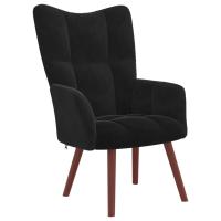 vidaXL Sillón de relax de terciopelo Gris claro, Gris oscuro, Verde oscuro Sillon Dormitorio Sillon Comodos Silla Relax Sillón Sofá - details 1